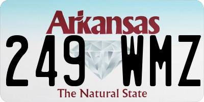AR license plate 249WMZ