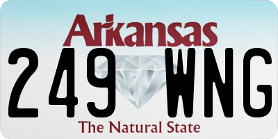 AR license plate 249WNG