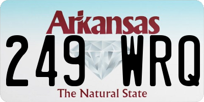 AR license plate 249WRQ