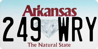 AR license plate 249WRY