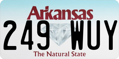 AR license plate 249WUY