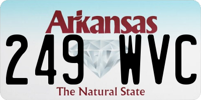 AR license plate 249WVC