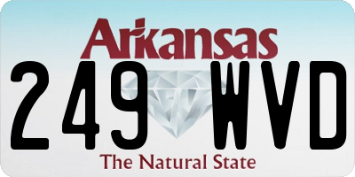 AR license plate 249WVD