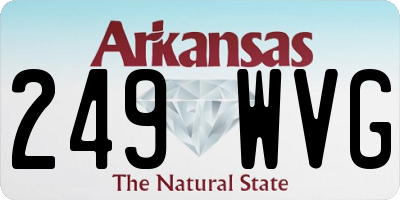 AR license plate 249WVG