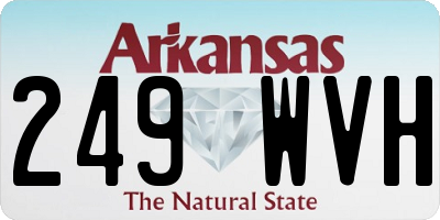 AR license plate 249WVH