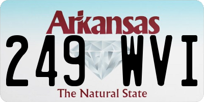 AR license plate 249WVI
