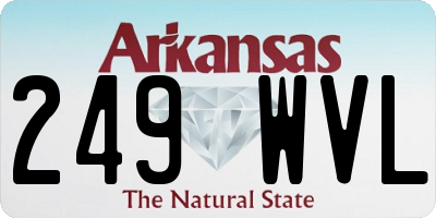 AR license plate 249WVL