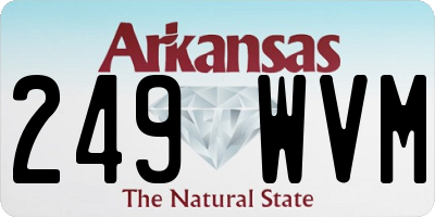 AR license plate 249WVM