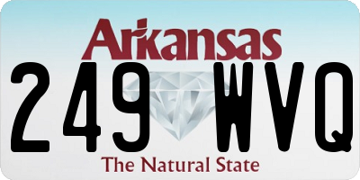 AR license plate 249WVQ