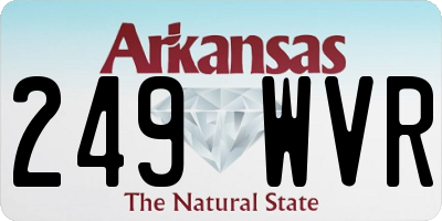 AR license plate 249WVR