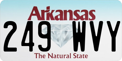 AR license plate 249WVY