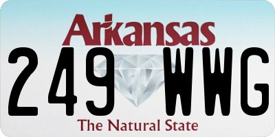 AR license plate 249WWG