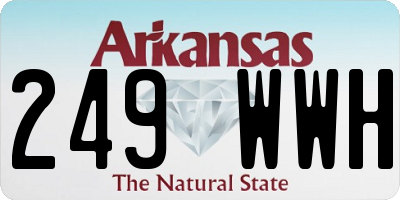 AR license plate 249WWH