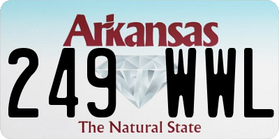 AR license plate 249WWL