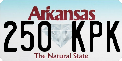 AR license plate 250KPK