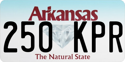 AR license plate 250KPR