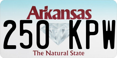 AR license plate 250KPW