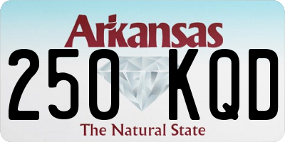 AR license plate 250KQD