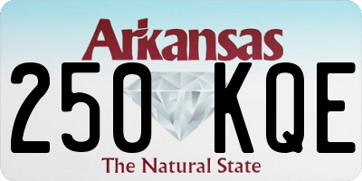 AR license plate 250KQE