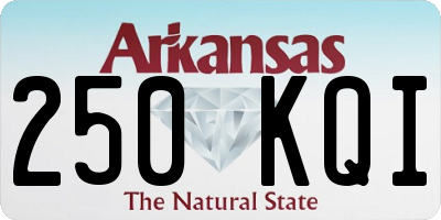 AR license plate 250KQI