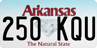 AR license plate 250KQU