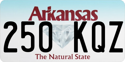 AR license plate 250KQZ