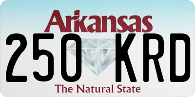 AR license plate 250KRD