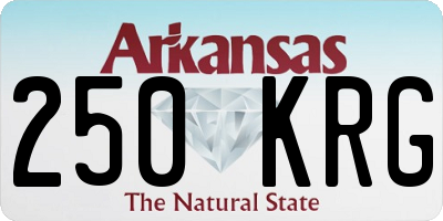 AR license plate 250KRG