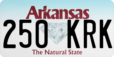 AR license plate 250KRK