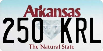 AR license plate 250KRL