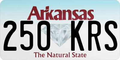 AR license plate 250KRS
