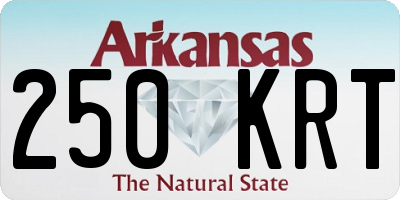 AR license plate 250KRT