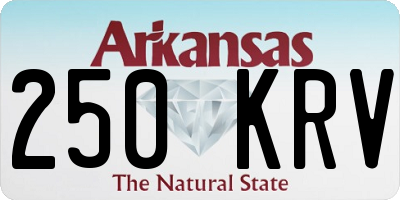 AR license plate 250KRV