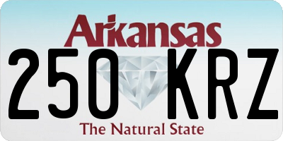 AR license plate 250KRZ