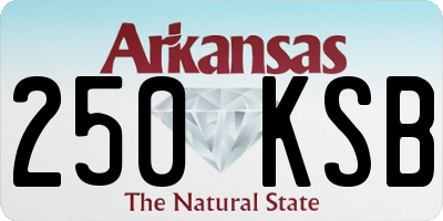 AR license plate 250KSB