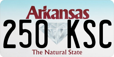 AR license plate 250KSC