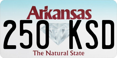 AR license plate 250KSD