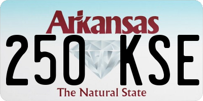 AR license plate 250KSE