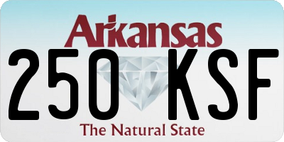 AR license plate 250KSF