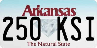 AR license plate 250KSI
