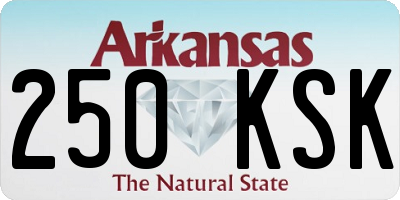 AR license plate 250KSK