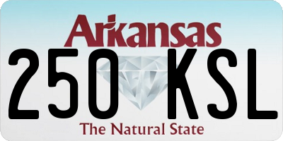 AR license plate 250KSL