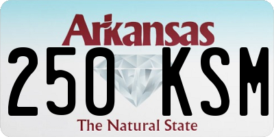 AR license plate 250KSM