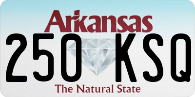 AR license plate 250KSQ