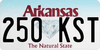 AR license plate 250KST