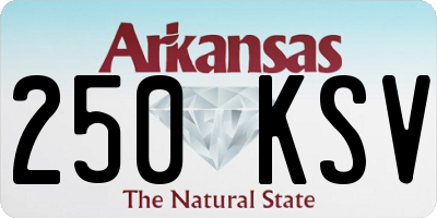 AR license plate 250KSV