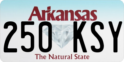 AR license plate 250KSY