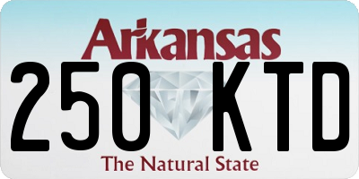 AR license plate 250KTD