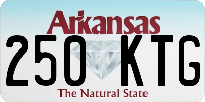 AR license plate 250KTG
