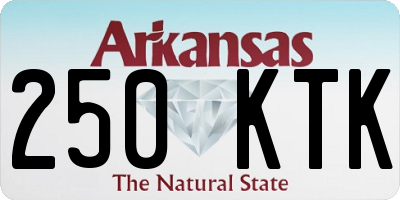 AR license plate 250KTK